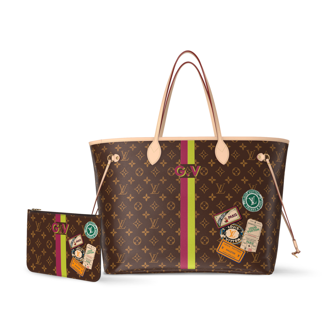 Neverfull GM Mon Monogram Monogram - gifts - Personalization